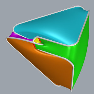 The polyhedral decomposition with the yellow bigons (see previous set of slides).